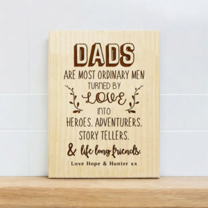 Dad: Ordinary Dads Plaque