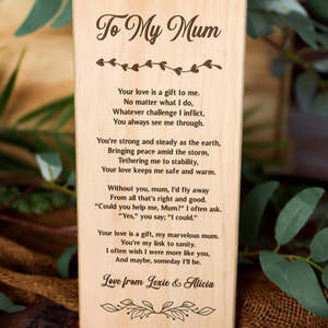 Your Love Is A Gift Plaque