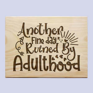 Friends: Another Fine Day Plaque