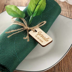 Wooden Wedding Tags (50pk)