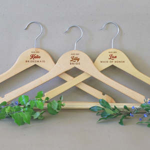 Wedding Hanger Personaliaed (Single)