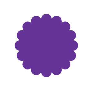 Scalloped Circle No.3 (Craft Blank)