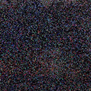 Special Order: Holographic Black Glitter (Acrylic 3mm)