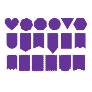 Craft Accessories: Banners 300mm (Craft Blank)