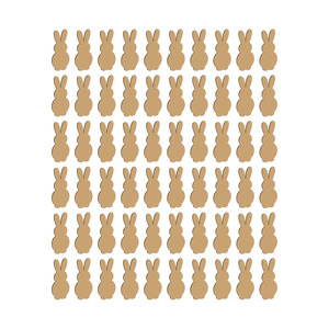 Easter Craft Blanks #3 [60 wooden pieces] (Preschool Pack)