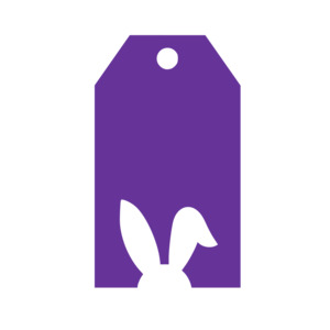 Easter Blanks: Easter Tag 1 (Craft Blank)