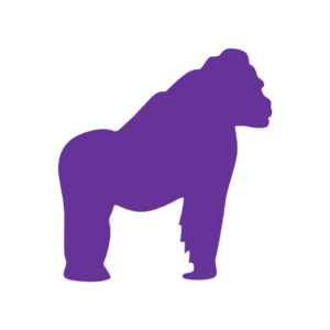 Safari Animals: Gorilla (Craft Blank)