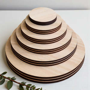 For Kids: 100mm Solid Pine Timber Circle – 12mm Thick | Laser Cut, Premium Untreated Wood