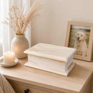 In Loving Memory: Timber Pet Urn – Cremation & Keepsake