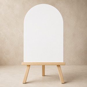Blank Acrylic Wedding Sign – Arch or Rectangle