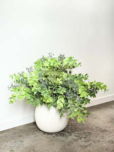 Silk Flowers: Silk Eucalyptus Bunch