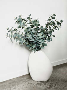 Silk Eucalyptus in Ceramic Vase (3 Choices)