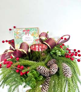 Silk Flowers: Norfolk Pine Wreath