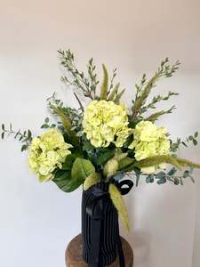 Silk Flowers: Evergreen Elegance Arrangement