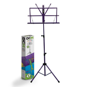 DCM Folding Music Stand with Bag Purple