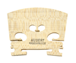Aubert Violin Bridge #5 Low Heart 1/16