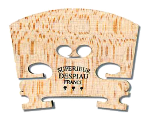 Bridges For String Instruments: Despiau Viola Bridge #10 A Treated 48mm Low Heart (3 Tree)