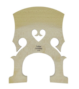 Bridges For String Instruments: Teller Double Bass Bridge 1/2