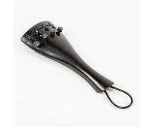 Viola Tailpiece - Ebony Round w/ 4 Adjusters 125mm