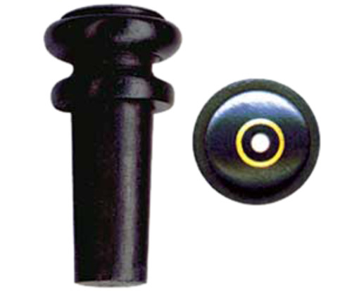 Violin or Viola Endpin - Ebony with French Eye