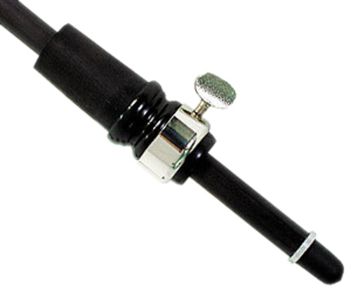 Endpins For String Instruments: Double Bass Endpin Lined Ebony Plug 34cm