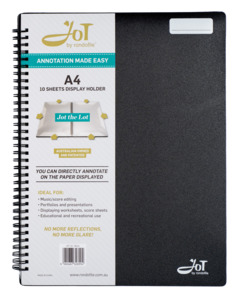 Rondofile: Rondofile Jot with Black Cover (10 sheets)