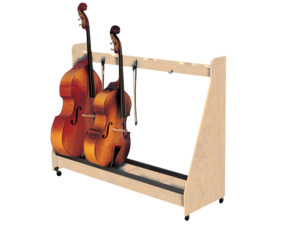 Wenger Double Bass Rack Maple Finish (4 Unit)