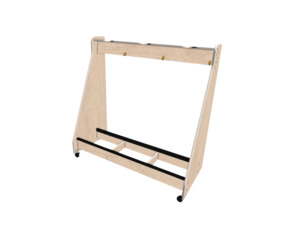 Wenger Double Bass Rack Maple Finish (3 Unit)