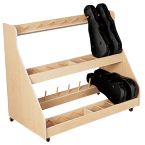 Wenger 16 Unit Violin/Viola Storage Unit Maple Finish