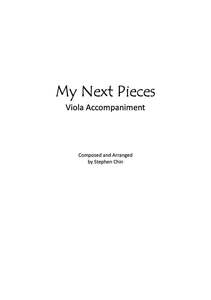 My Next Pieces String Accompaniment Score for Viola