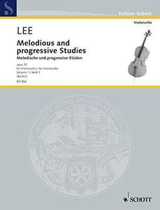 Schott Music: Lee, 40 Melodic and Progressive Studies for Cello Op. 31 Volume 1 (Schott)