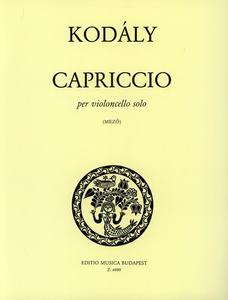 Kodaly, Capriccio for Solo Cello (EMB)