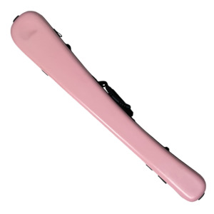 Vivo Double Bass Bow Case for 2 French or German Style Bows Baby Pink