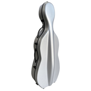 Vivo Cases For Musical Instruments: Vivo Deluxe Fibreglass Cello Case 4/4 Silver