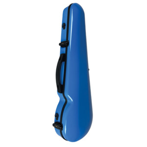 Vivo Polycarbonate Shaped Violin Case 3/4 Bright Blue
