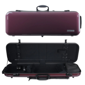 GEWA Air 2.1 Oblong Violin Case 4/4 Purple Gloss with Subway Handle