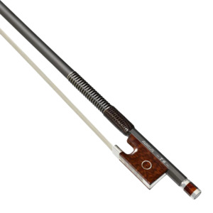 Arcus Violin Bow: T6 Carbon Fibre with Silver Fittings and Snakewood Frog