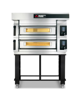 Moretti Forni: Moretti Forni Serie S Double Deck Oven on Stand