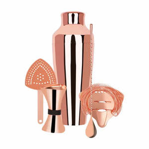 Zanzi: Zanzi Cocktail Set 5pc Rose Gold