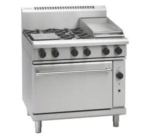 Waldorf: Waldorf 800 Series RN8613GC - 900mm Gas Range Convection Oven with Griddle