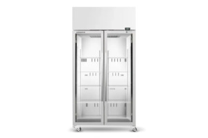 SKOPE ActiveCore Top Mount 2 Glass Door Display or Storage Fridge