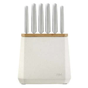 Furi: Furi Stone Knife Block Snow Terrazzo Set 7 Piece