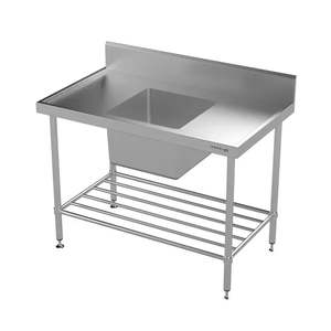 Modular Stainless: Modular Stainless Single Bowl Sink Bench
