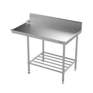 Modular Stainless Dishwasher Outlet Bench