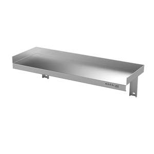 Modular Stainless: Modular Stainless Solid Wall Shelf