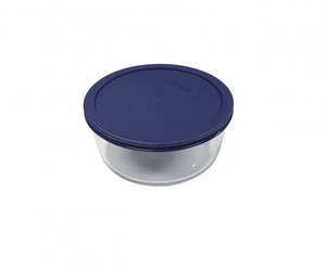 Pyrex: Pyrex Simply Store 2 Cup Round Container with Blue Lid