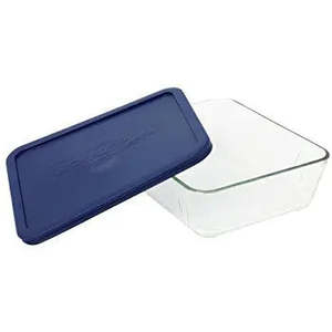Pyrex: Pyrex Simply Store 3 Cup Rectangle Container with Blue Lid