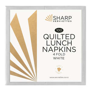 Sharp Serviettes: Sharp Lunch Quilted 4 Fold
