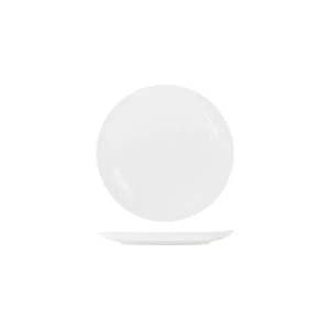 Tablekraft: Tablekraft Core White Round Coupe Plate 225cm