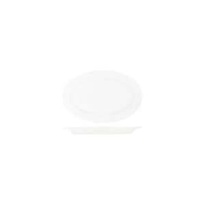 Tablekraft Core White Platter Oval Rim Shape -200x140x20mm